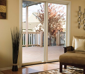 Pella - Sliding Patio Impervia Fiberglass Door